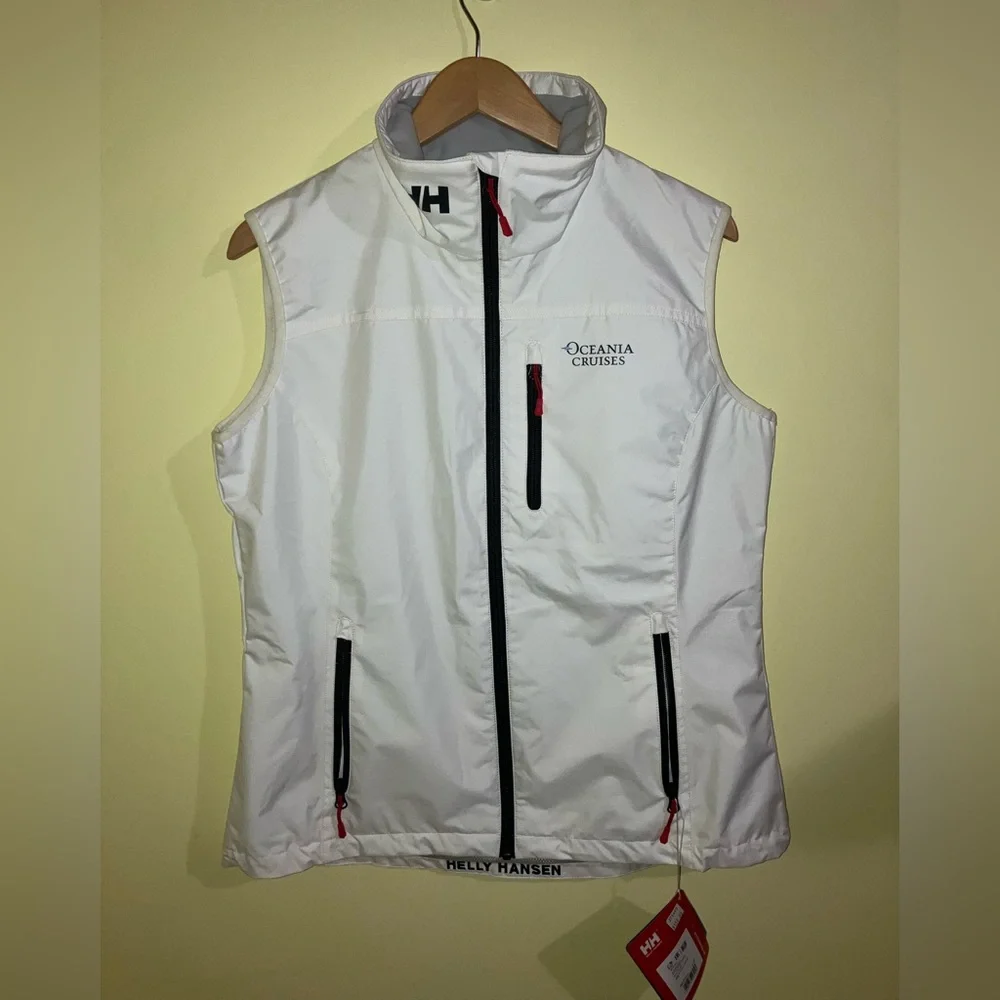Helly Hansen NEW Women’s sailing crew tech vest Oceania cruises embroidered sz L - Picture 3 of 8